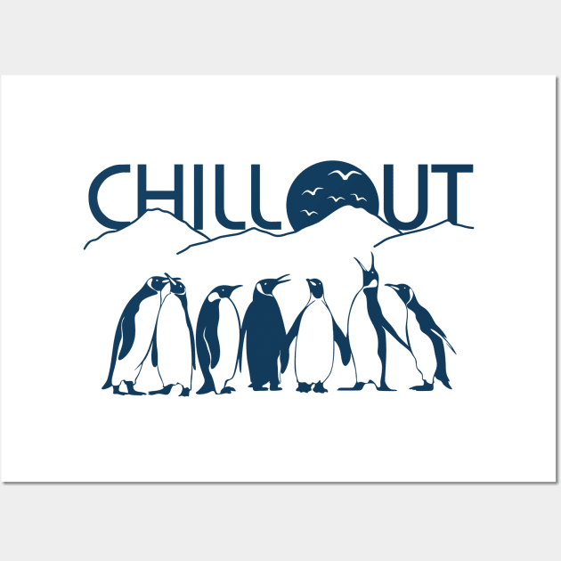 Penguins and chill Wall Art by My Happy-Design